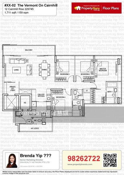 The Vermont On Cairnhill (D9), Apartment #113162252